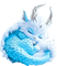 Dragon endormi - nemokama png animuotas GIF