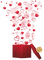 Kaz_Creations Valentine Deco Love Hearts Gift Box - безплатен png анимиран GIF