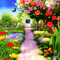 Background - Spring - Flower - gratis png geanimeerde GIF