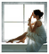 WOMAN-SITTING-WINDOW--MINOU52 - ingyenes png animált GIF