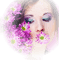 loly33 femme fleur - PNG gratuit GIF animé