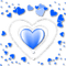 Hearts.Text.Love.White.Blue - PNG gratuit GIF animé