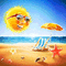 kikkapink summer beach animated background - Бесплатни анимирани ГИФ анимирани ГИФ