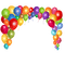 Kaz_Creations Party Balloons - zadarmo png animovaný GIF