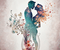Romantic couple silhouette 5. - Gratis animeret GIF