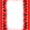 Christmas.Frame.Red.White - KittyKatLuv65 - PNG gratuit GIF animé
