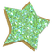 yoshi's crafted world green star - бесплатно png анимированный гифка
