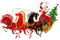 Christmas  Tree Santa Claus Horses - Bogusia - Free PNG Animated GIF