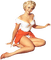 woman sitting bp - безплатен png анимиран GIF