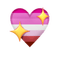Lesbian pink emoji heart - nemokama png animuotas GIF
