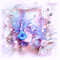 background transparent pink purple blue - PNG gratuit GIF animé