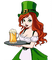 ♡§m3§♡ anime female stpattys green - Free PNG Animated GIF