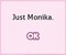 just monika - png gratuito GIF animata