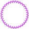 Hearts.Circle.Frame.Purple - png gratuito GIF animata