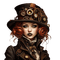 loly33 femme Steampunk - безплатен png анимиран GIF