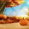 Autumn Day with Pumpkins - PNG gratuit GIF animé