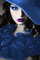 Dama azul - Δωρεάν κινούμενο GIF κινούμενο GIF