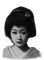 kikkapink woman geisha asian oriental japanese - png gratis GIF animasi