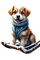 chien hiver - gratis png geanimeerde GIF