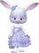 Kaz_Creations Easter Deco Bunny Dolls - PNG gratuit GIF animé