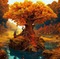 background, hintergrund, herbst, autumn - png gratuito GIF animata