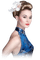 Kaz_Creations Woman Femme Blue - безплатен png анимиран GIF