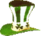 soave deco st.partick  hat animated green - Бесплатный анимированный гифка анимированный гифка