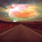 paysage landscape fond background street way surreal effect abstract sky gif anime animated animation - GIF animado gratis GIF animado