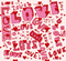 Background. Gif. Red. Pink. Love. Leila - Bezmaksas animēts GIF animēts GIF