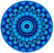 Blue mandala - бесплатно png анимированный гифка