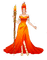Fire Goddess - nemokama png animuotas GIF