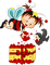 Kaz_Creations Cute Love St.Valentines Day Hearts Bees - zadarmo png animovaný GIF
