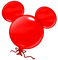 ✶ Mickey Balloon {by Merishy} ✶ - gratis png animerad GIF