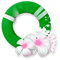 Cluster.Summer.Green.White.Pink - PNG gratuit GIF animé