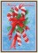 Merry Christmas text with Candy Canes - gratis png geanimeerde GIF