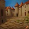 Beige Castle Town - besplatni png animirani GIF