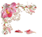 Coin déco fleur rose - GIF animé gratuit