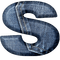 Jeans Blue Alphabet - Bogusia - ücretsiz png animasyonlu GIF