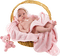 baby pink basket spring summer - безплатен png анимиран GIF