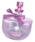 kikkapink deco purple violet parfum bottle - PNG gratuit GIF animé