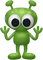 green alien - png gratuito GIF animata