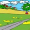 Cartoon Landscape - gratis png geanimeerde GIF
