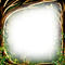 soave frame forest fantasy tree brown green - PNG gratuit GIF animé