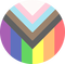 Gay Transgender Progressive Pride Flag Circle - gratis png animerad GIF