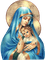 Maria mit Jesus - PNG gratuit GIF animé