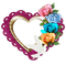 Kaz_Creations Hearts Heart Love Deco Frame - gratis png animerad GIF