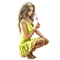 summer woman by nataliplus - PNG gratuit GIF animé