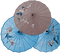 soave deco oriental umbrella blue brown - zdarma png animovaný GIF