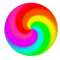 Rainbow swirl - бесплатно png анимированный гифка