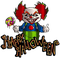 Clown monstre Halloween - gratis png geanimeerde GIF
